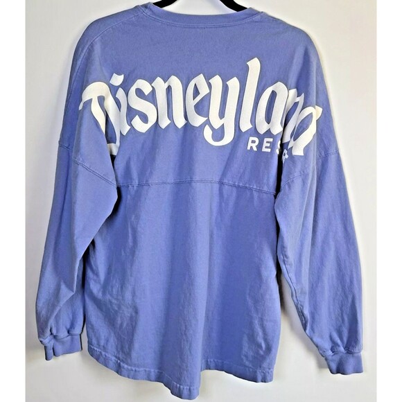 Disneyland Resort Spirit Jersey Purple Long Sleeve Oversized Womens Small - Picture 1 of 11